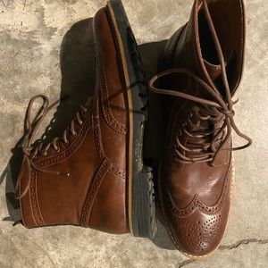 Club Room wingtip boots